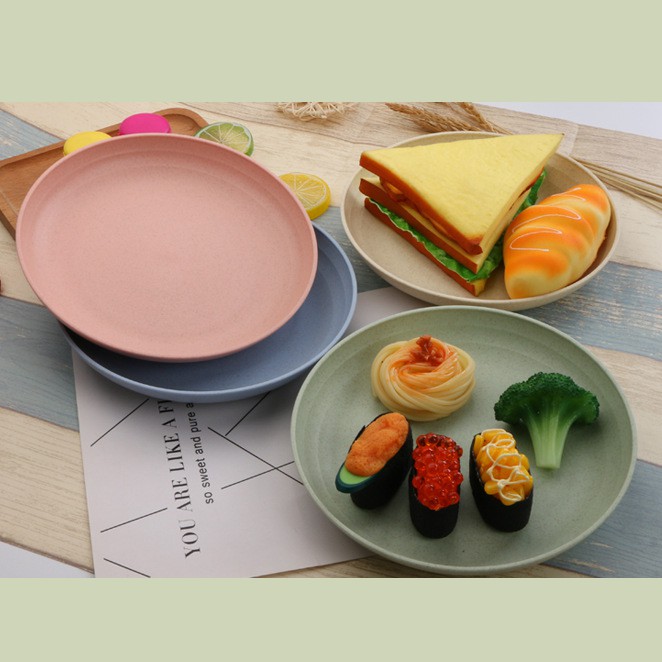 HCM - Đĩa lúa mì thiên nhiên lớn tròn 20cm (loại dày)