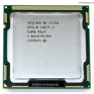 CPU I3 540/530 không fan