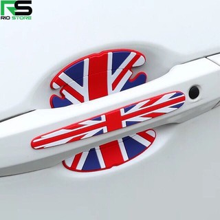 Bộ 8 miếng decal vân cacbon dán chống trầy xước hõm và tay nắm cửa ô tô