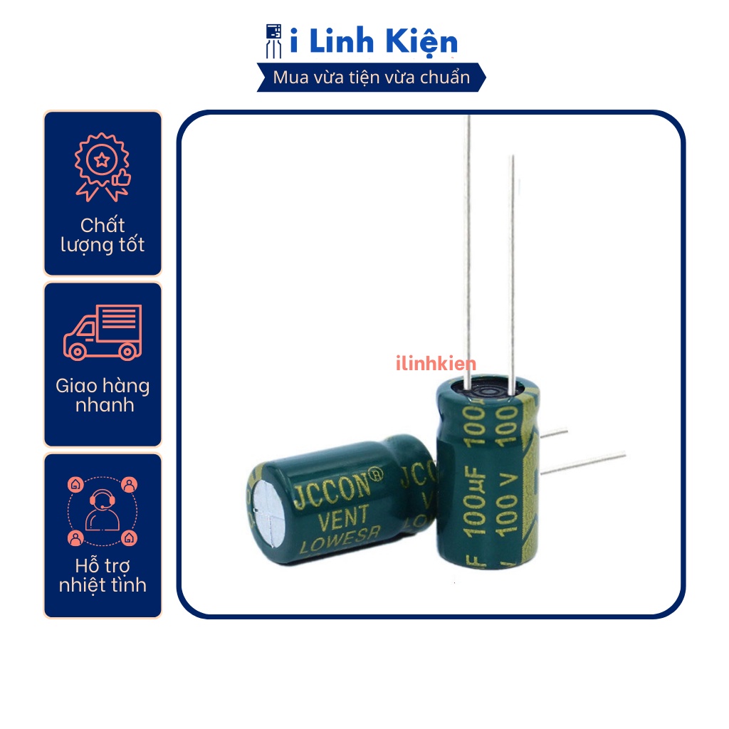 Tụ hóa 100V 10uF-1000uF tần số cao