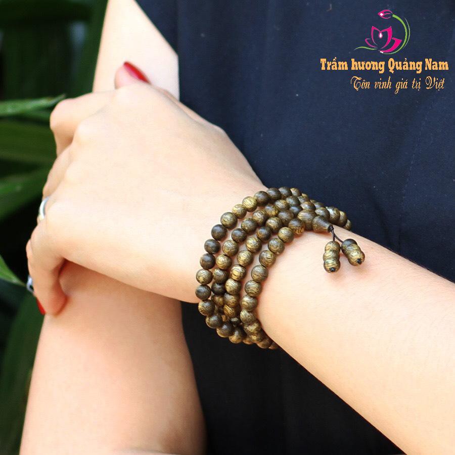 Vòng Tay Trầm Hương Chuỗi Tràng Hạt 108 Trầm Tốc Quảng Nam đủ size Nam Nữ | BigBuy360 - bigbuy360.vn