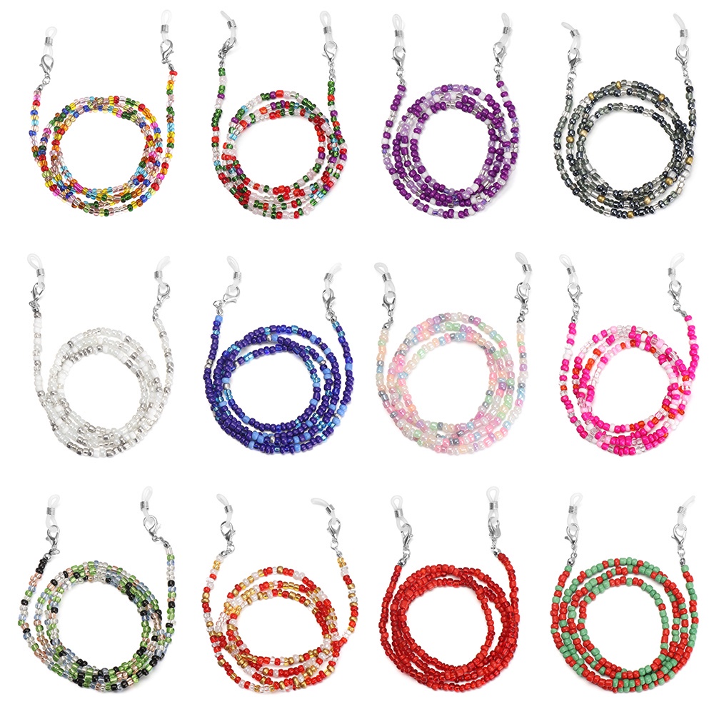 Dây Đeo Cổ Gắn Hạt Acrylic Thời Trang Chống Thất Lạc Cho Nam Nữ