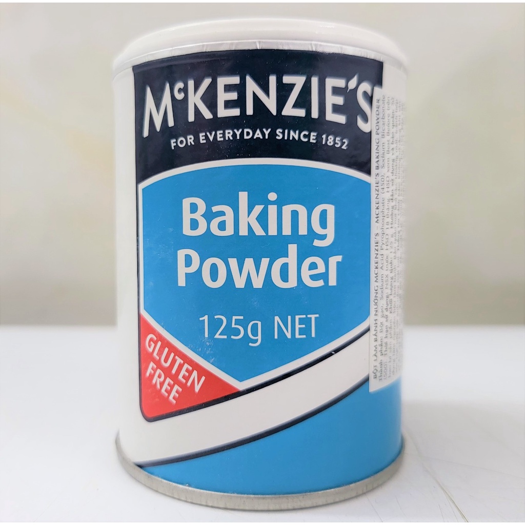 [Lọ 125g] BỘT NỞ LÀM BÁNH NƯỚNG [Australia] MCKENZIE’S Baking Powder (atv-hk)