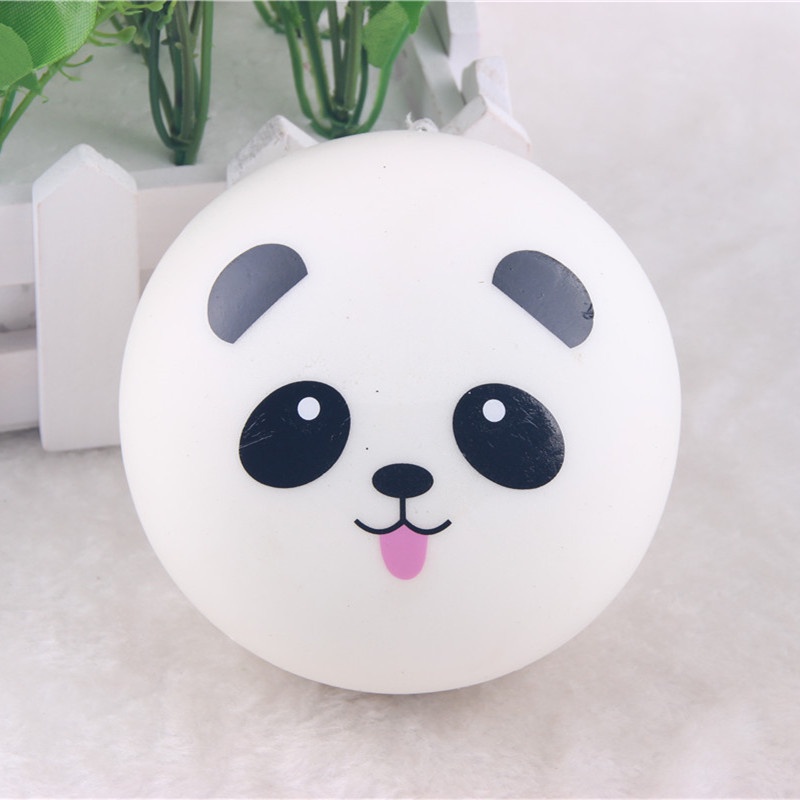 Squishy bánh bao panda 10cm - squishy màn thầu panda S108