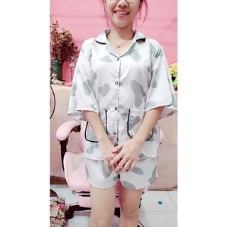 Đồ Bộ cộc đùi mặc nhà ảnh thật