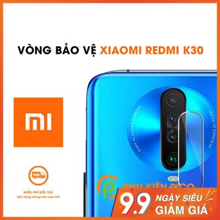 [XẢ HÀNG] Vòng bảo vệ camera Redmi K30 - Ốp viền camera Xiaomi Redmi K30 chống xước bảo vệ camera màu bạc