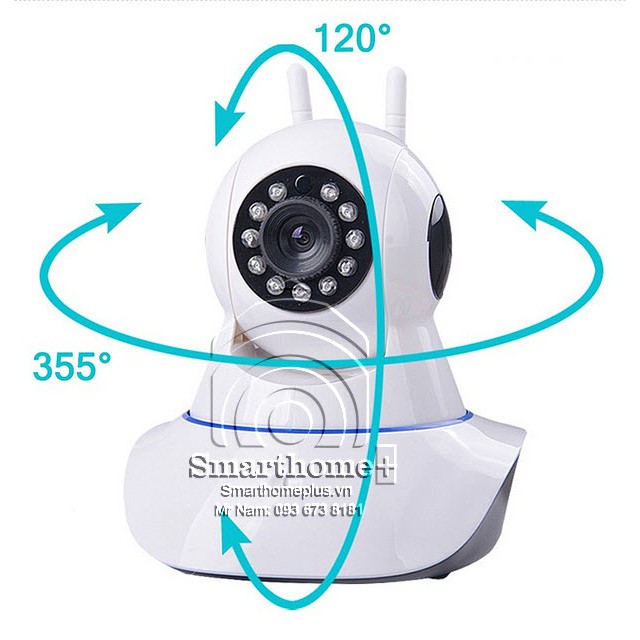 Camera Ip Không Dây 2 Anten Xoay 360 Độ Yoosee SHP-AV5