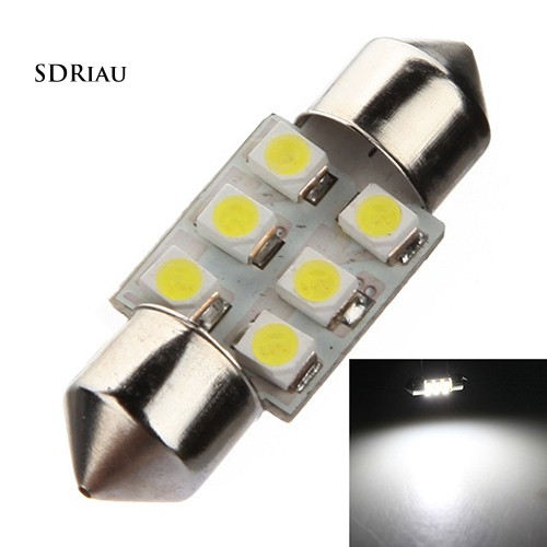Bộ 4 cái đèn LED 12V 6-SMD dành cho xe ô tô