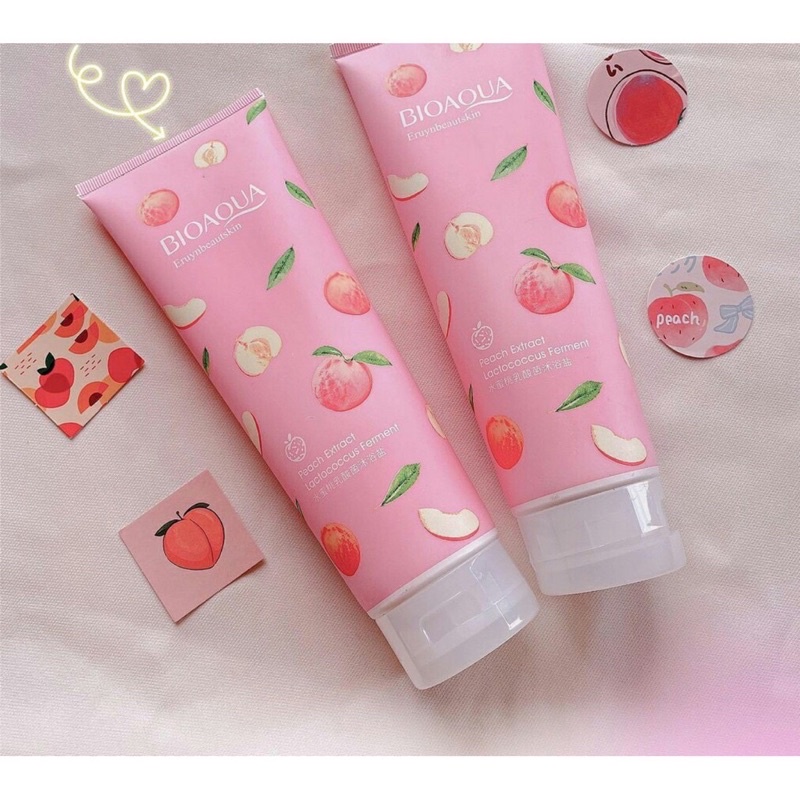 [GIÁ SỈ] Muối tắm tẩy da chết hương đào Bioaqua 250ml | BigBuy360 - bigbuy360.vn