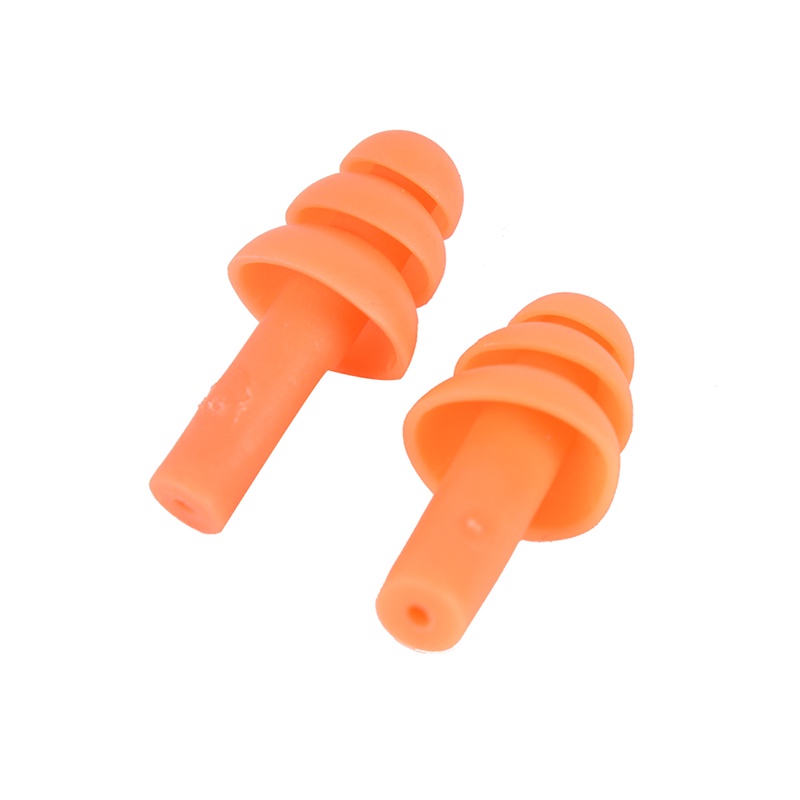 Bộ 2 Cặp Nút Bịt Tai Bằng Silicon Mềm Chống Ồn Tiện Dụng