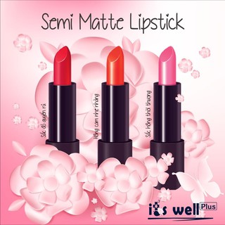 Son Lì Mềm Mịn Môi  It's Well Plus Semi Matte 3.7g