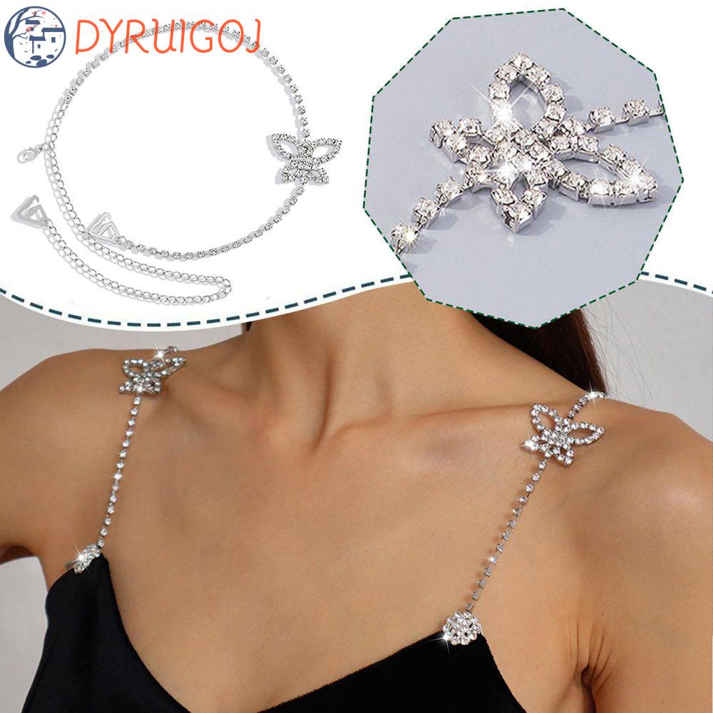 Dây Đeo Vai / Chân Váy Đính Đá Zircon Không Trượt Dễ Điều Chỉnh|Chuỗi Áo Ngực