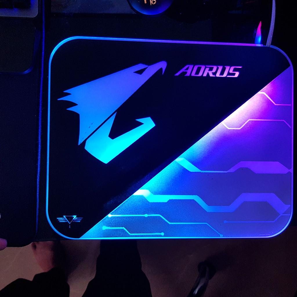 Pad Chuột điện tử ReLIFE RGB Mẫu Aorus 30x24cm