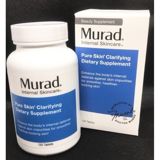 Viên uống giảm mụn Murad Pure Skin Clarifying Dietary Supplement.