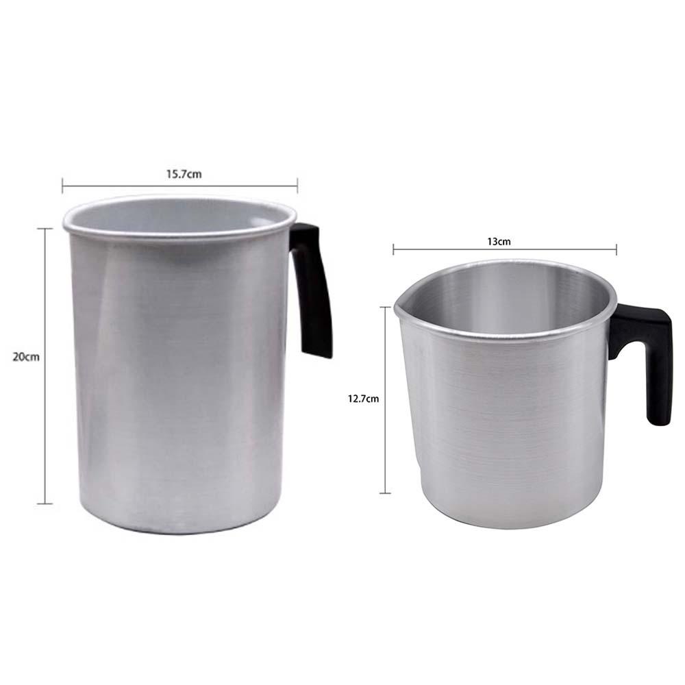 Bình Rót Sáp Nến Bằng Nhôm Dung Tích 1.2 / 3l Tiện Dụng