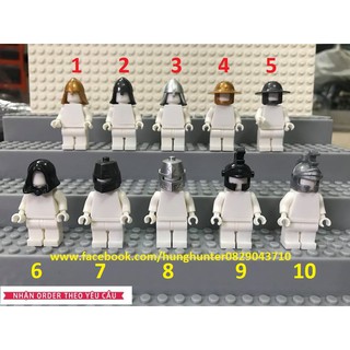 Lego mũ hiệp sỹ , lính trung cổ
