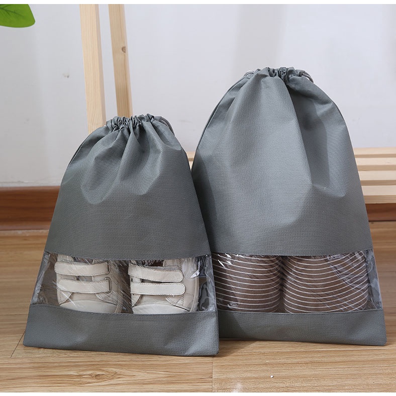 Túi đựng bảo vệ giày dép chống bẩn có dây rút tiện ích TĐG01