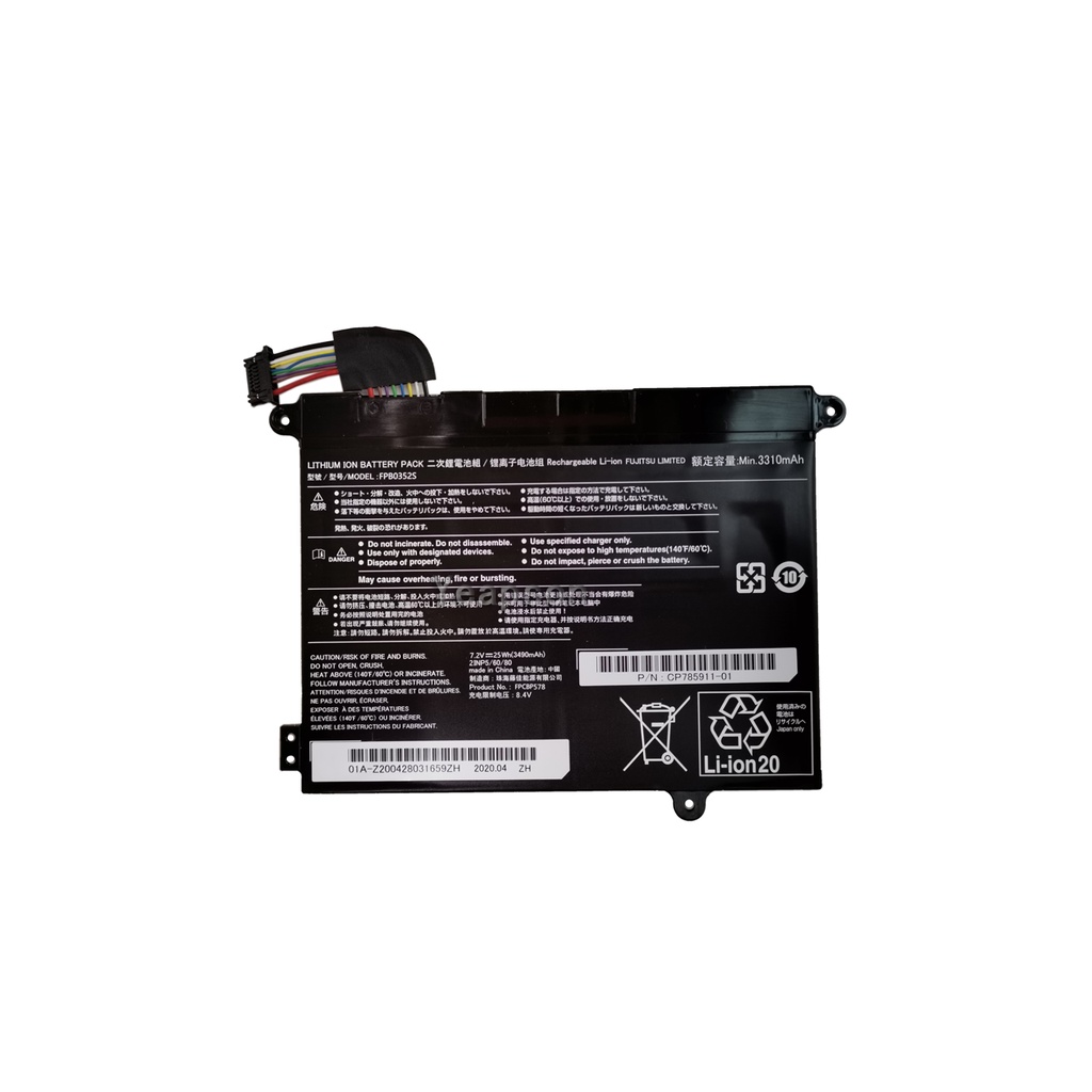 PIN LAPTOP CHÍNH HÃNG FUJITSU FPB0352S 25WH 3490MAH 7.2V