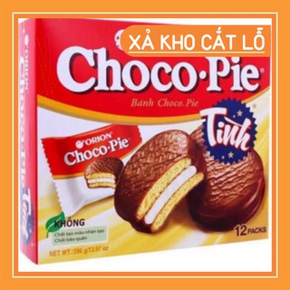 Bánh chocopie hộp 12 cái - đồ ăn vặt ưa thích cho trẻ nhỏ