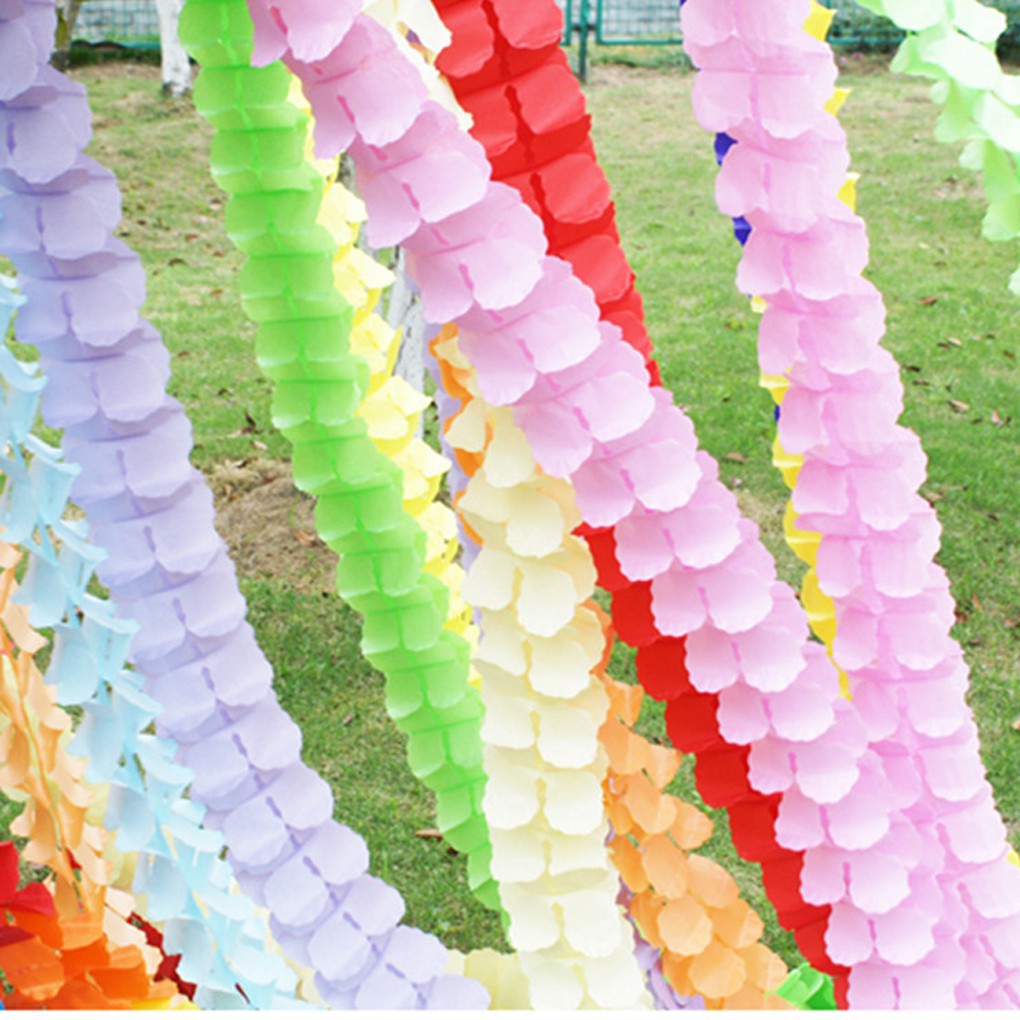 Hoa cỏ 4 lá đầy màu sắc bằng giấy cho trang trí sinh nhật, đám cưới