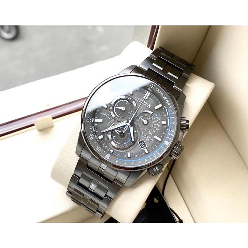Đồng hồ nam Citi.zen PCAT MULTIFUNCTION CHARCOAL GREY WATCH : AT4127-52H