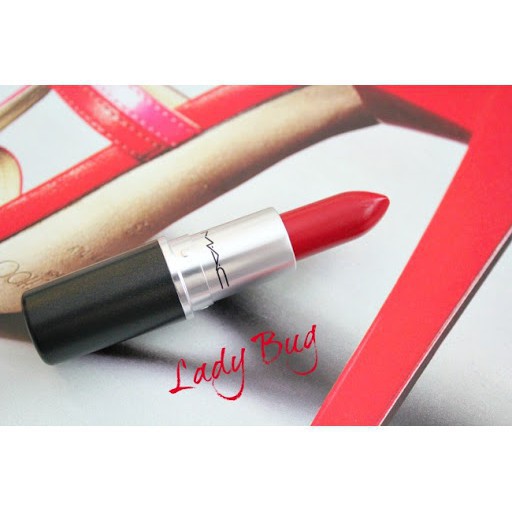 Son MAC Lady Bug 510 Màu Đỏ Hồng – Lustre