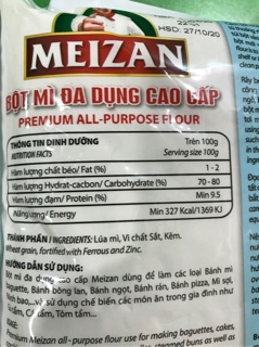 Bột mì Meizan gói 500g