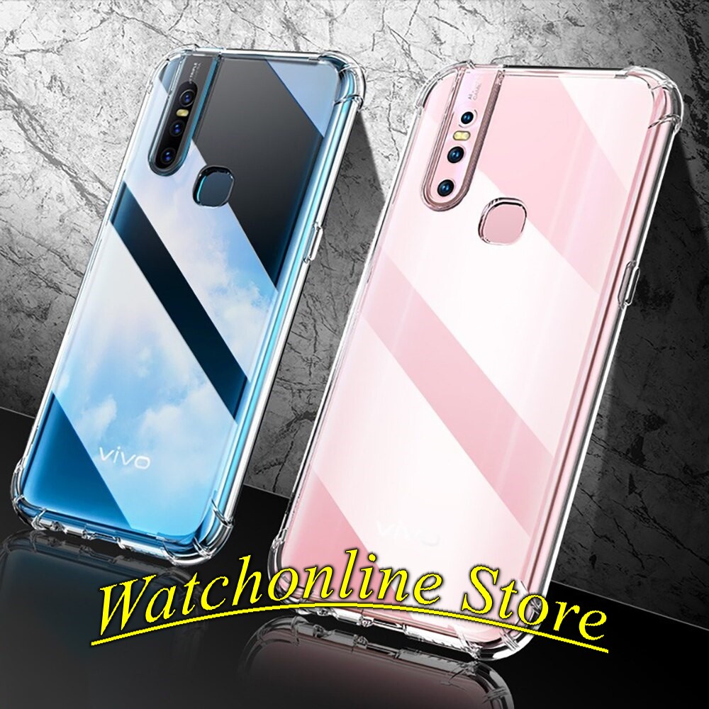 Ốp lưng dẻo chống va đập Vivo Y02t Y02S S1 pro / V15 pro Y21 Y21s Y33s Y72 5G V20 bảo vệ 4 góc trong suốt