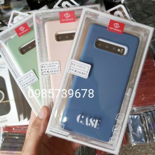Ốp lưng samsung galaxy s10 plus dẻo silicon chống bám bẩn nhiều màu