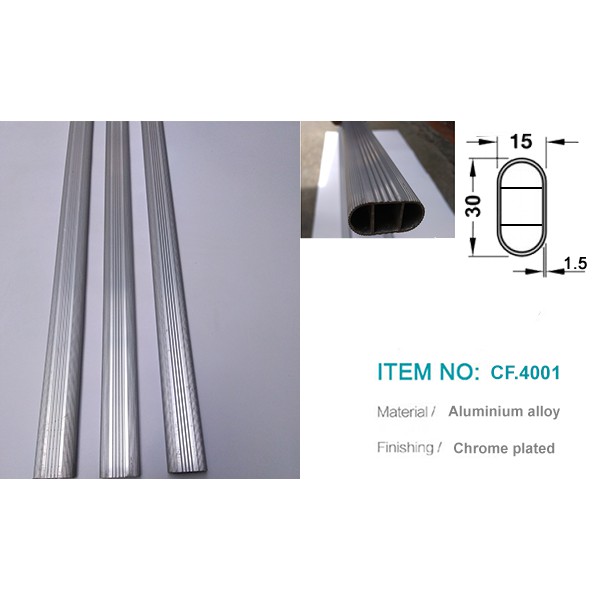 Thanh suốt nhôm treo quần áo