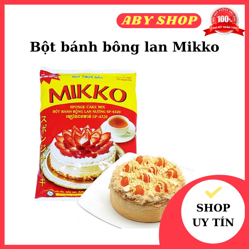 Bột bánh bông lan ⚡ HÀNG LOẠI 1 ⚡1kg bột làm bánh nướng Mikko chuyên dụng làm bánh bông lan, gato