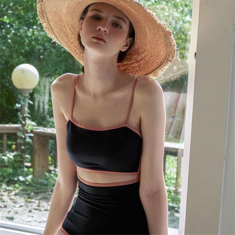 Xiuer Bộ bikini Phong Cách Cổ Điển Có Miếng Đệm Ngực Mẫu Mới#Y45