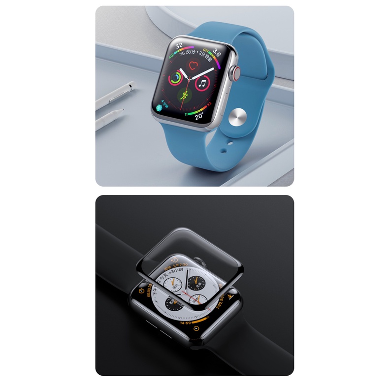 Miếng Dán Cường Lực Mềm Cho Đồng Hồ Apple Watch series 7 6 5 4 3 se T500 45mm 41mm 44mm 40mm 42mm 38mm 9D HD