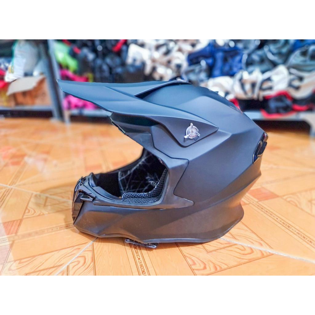 Mũ cào cào offroad đi phượt kèm 2 kính - Nón bảo hiểm fullface cào cào chính hãng