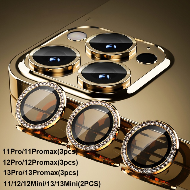 Kính Cường Lực Bảo Vệ Camera Cho iPhone 13 11 Pro Max 12 Pro Max iPhone11 Pro 12Pro