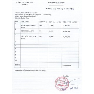 Kem mụn thảo dược hoa đào 2 weeks