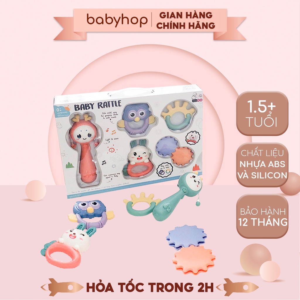 Set xúc xắc 5 món có đèn, nhạc UMOO