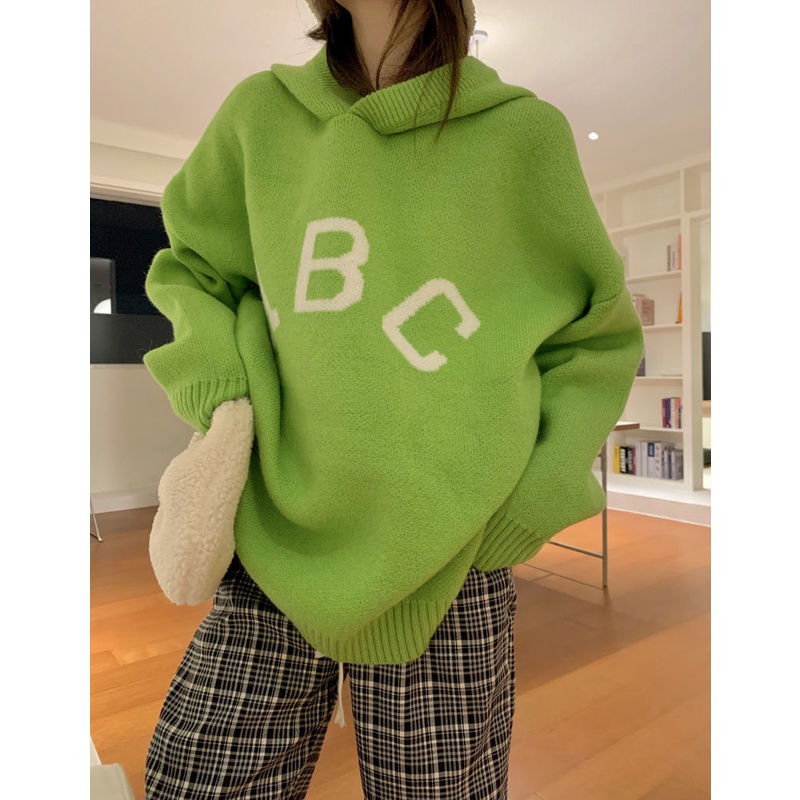 Áo sweater vải dày dễ phối đồ dùng mặc mùa thu đông dành cho nữ