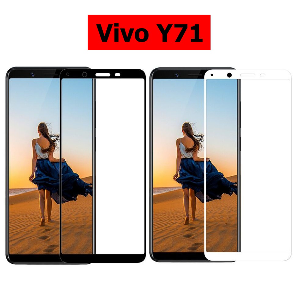 Kính cường lực full màn hình 5D Vivo Y71