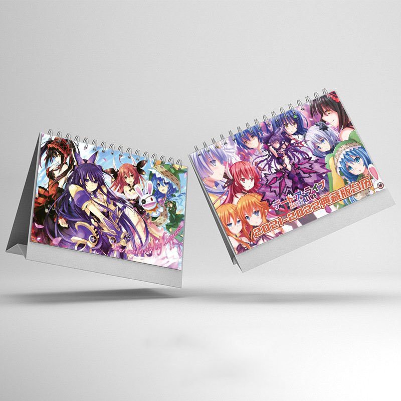 Lịch để bàn IN HÌNH KIMETSU NO YAIBA Thanh gươm diệt quỷ anime chibi CHỮ NHẬT NGANG mẫu ngẫu nhiên