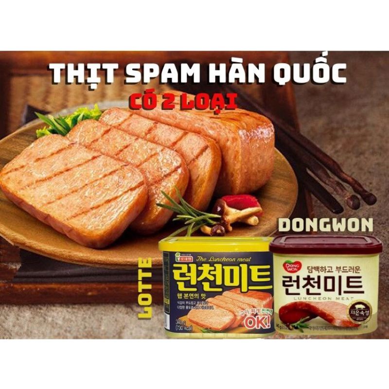 Thịt hộp Spam Hàn Quốc 340g