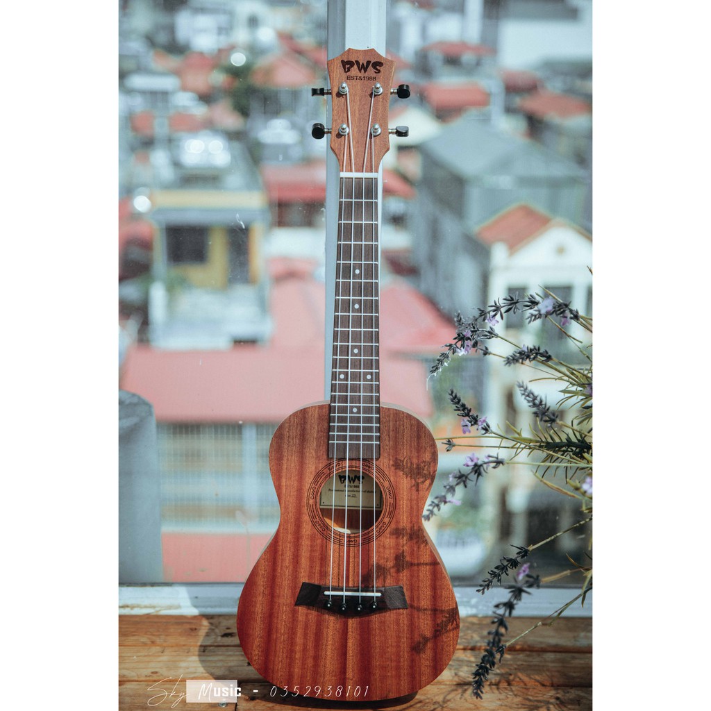 Đàn Ukelele, Đàn Ukulele Tenor BWS - MC 26inch gỗ Mahogany cao cấp