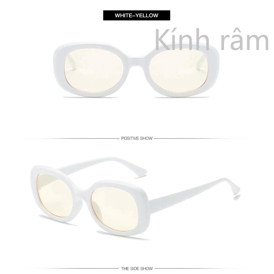 Kính mát gọng oval thời trang mùa hè
