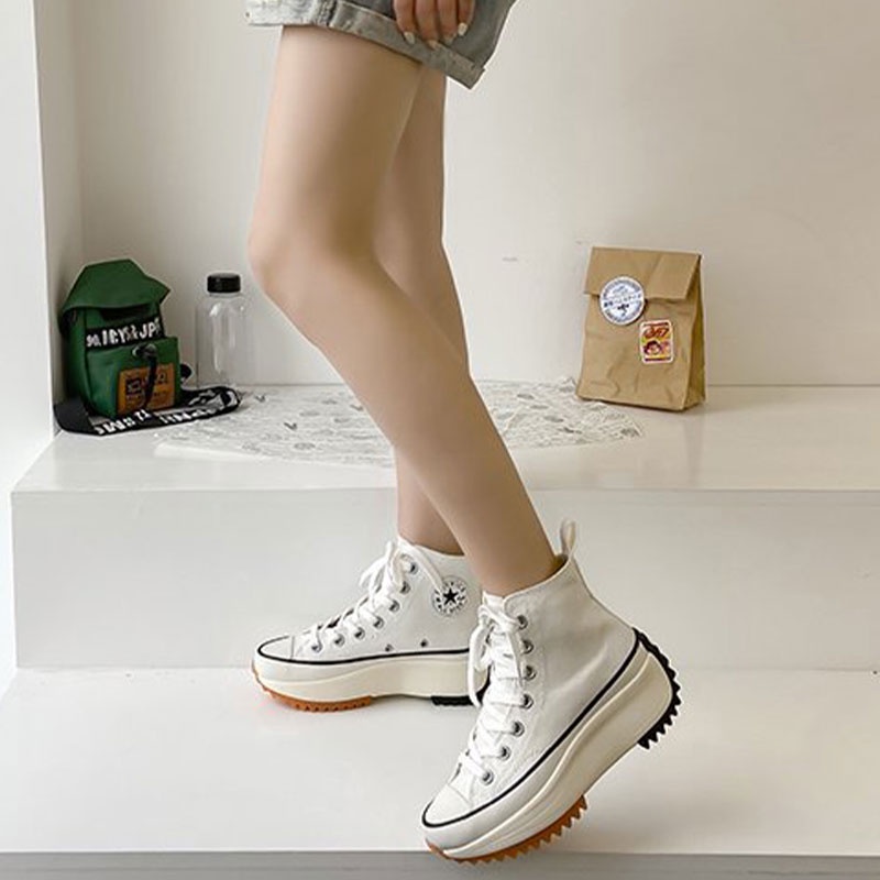 Giày thể thao RENBEN cổ cao thời trang Hàn Quốc cho nữ