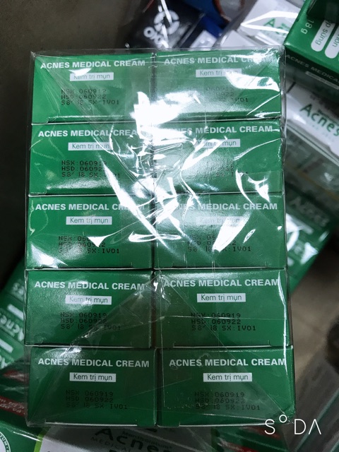 Kem Ngăn Ngừa mụn sưng đỏ và đau Acnes Medical Cream 18g