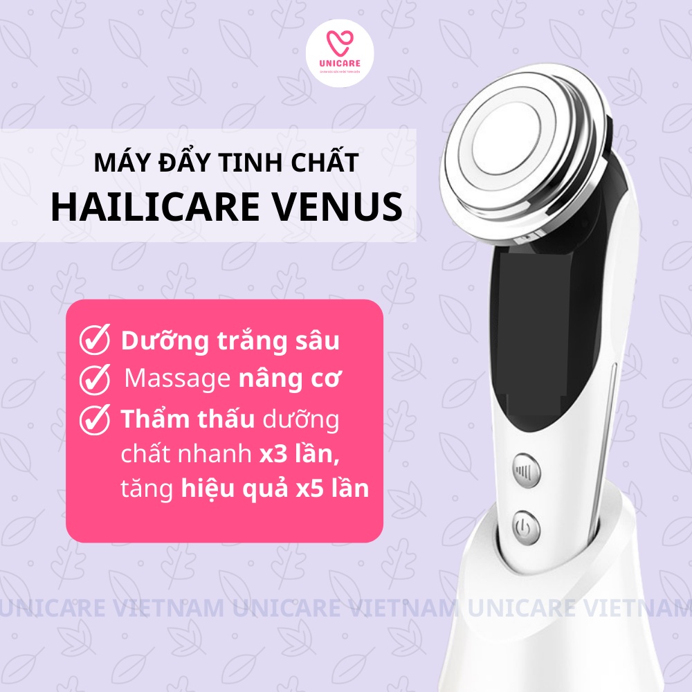 Máy đẩy tinh chất dưỡng trắng VENUS Plus - Máy di đẩy tinh chất bằng ION cao cấp - nhập khẩu chính hãng nội địa Trung