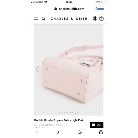 Túi Charles & Keith chính hãng 100% full tag new 100%