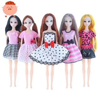 Đầm cưới đồ chơi búp bê dài 30cm