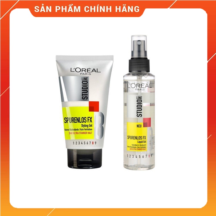 Gel vuốt tóc Loreal Studio Line Spurenlos FX 8 150ml