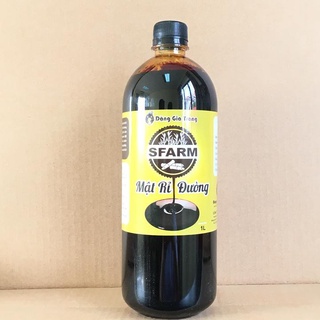 Mật rỉ đường SFARM chai 1 lít Đặng Gia Trang - Dùng ủ phân hữu cơ tại nhà, ủ thức ăn xanh cho gia súc